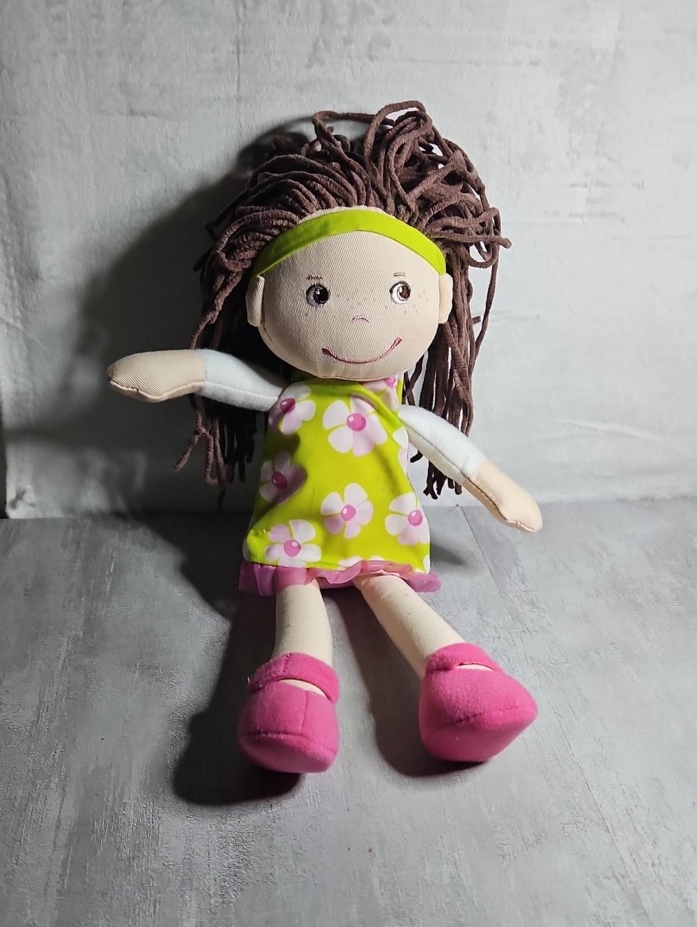 HABA Coco 14" soft plush doll Nwot